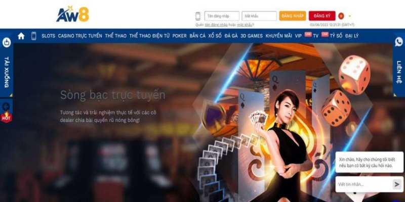 AW8 nhà cái casino trực tuyến top 1