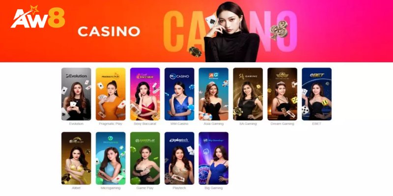 Thương hiệu casino online AW8